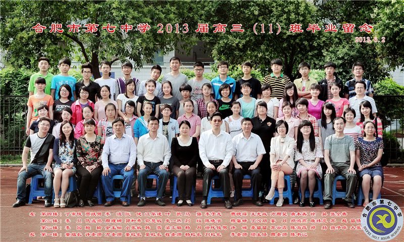 合肥七中2013届高三年级师生合影(图12)
