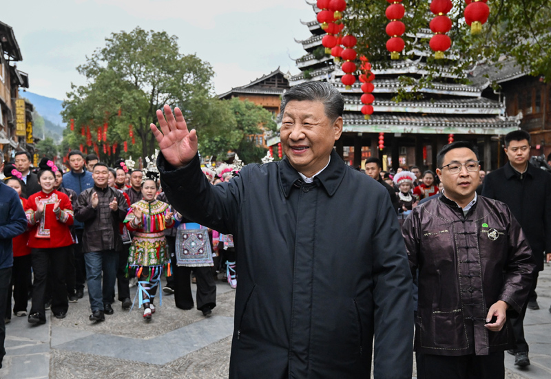 习近平在贵州考察时强调 坚持以高质量发展统揽全局 在中国式现代化进程中展现贵州新风采(图22)