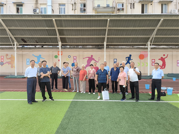 合肥七中积极备战合肥市第十九届离退休教职工运动会