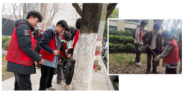 红马甲上线!这群七中少年用行动点亮美丽社区(图2) 红马甲上线!这群七中少年用行动点亮美丽社区(图2)