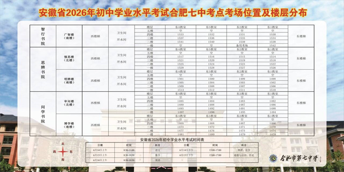 2026年中考合肥七中考点温馨提示(图2)
