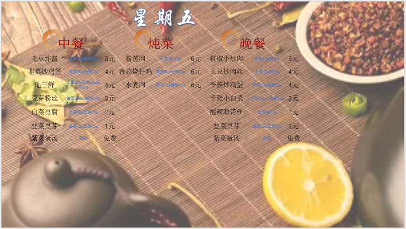 合七美食先知道（本周菜谱）(图7)